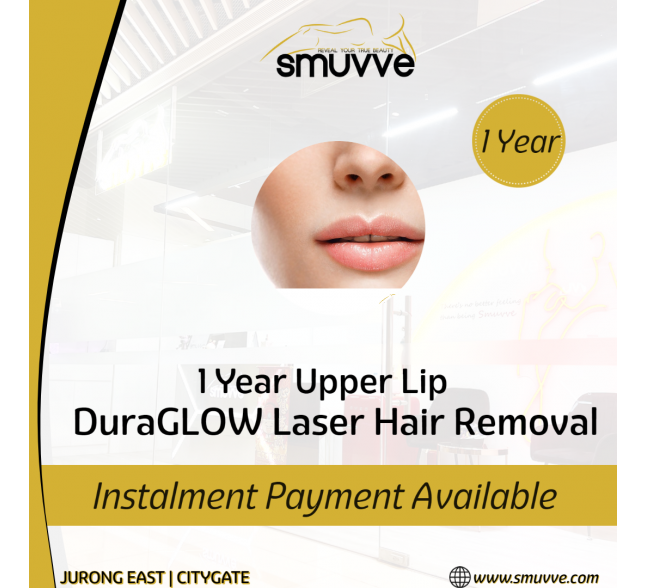Lifetime Upper Lip DuraGLOW™ LASER Hair Removal
