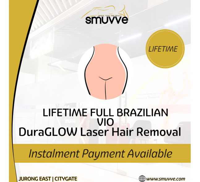 LIFETIME FULL BRAZILIAN VIO DuraGLOW™ LASER HAIR REMOVAL