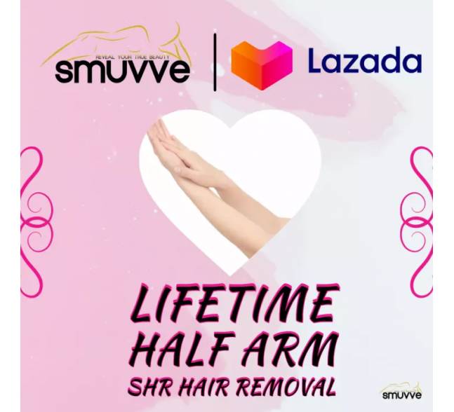Lifetime Half Arms SHR Hair Removal