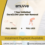 1 Year DuraGLOW® Laser Hair Removal